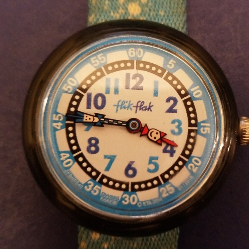 Boys flick flak watch by swatch.
